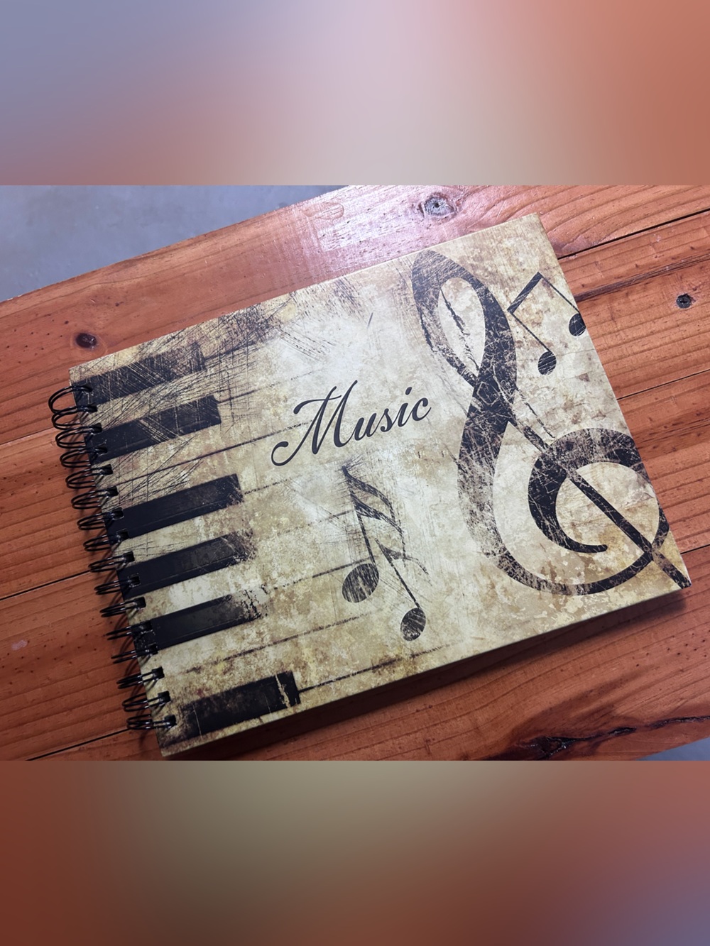 Music paper book
